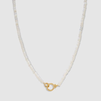 E-Comm: Gorjanas bestselling necklace, Parker Gem Necklace Opalite Glass